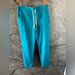 EUC*Figs Yola Scrub Skinny Pants~Teal-Small